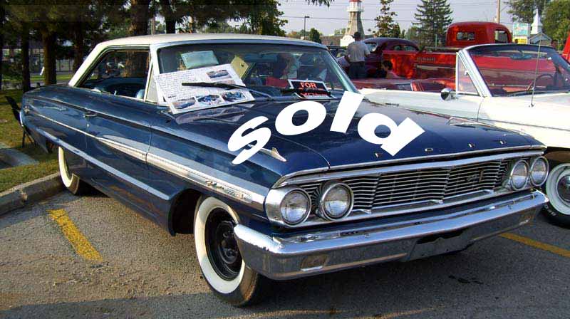 1964 Ford Galaxie two door hard top click to return to antique vehicles page