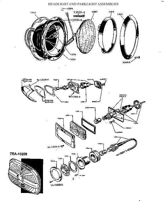 Ford Car reproduction parts 1949 to 1951