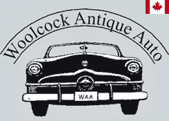 antique auto logo for Woolcock Antique Auto