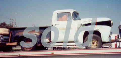 Ford Pickup truck 1956 part only Click to advance to antique pickup rear fenders