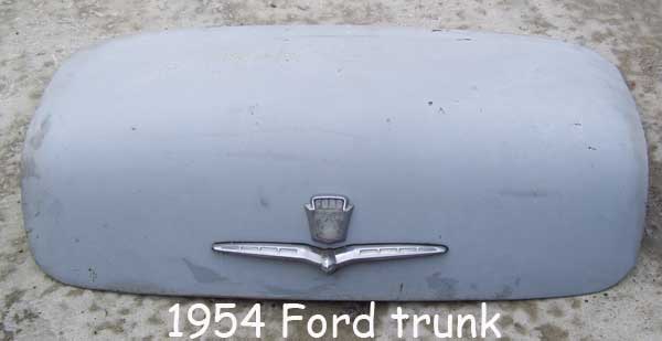 1954 ford trunk lid