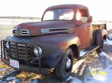 1949 driver side view Ford Pick up,  6 cylinder flathead,nice Texas truck