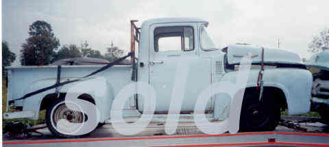 ford pickup antique truck blue for restoration