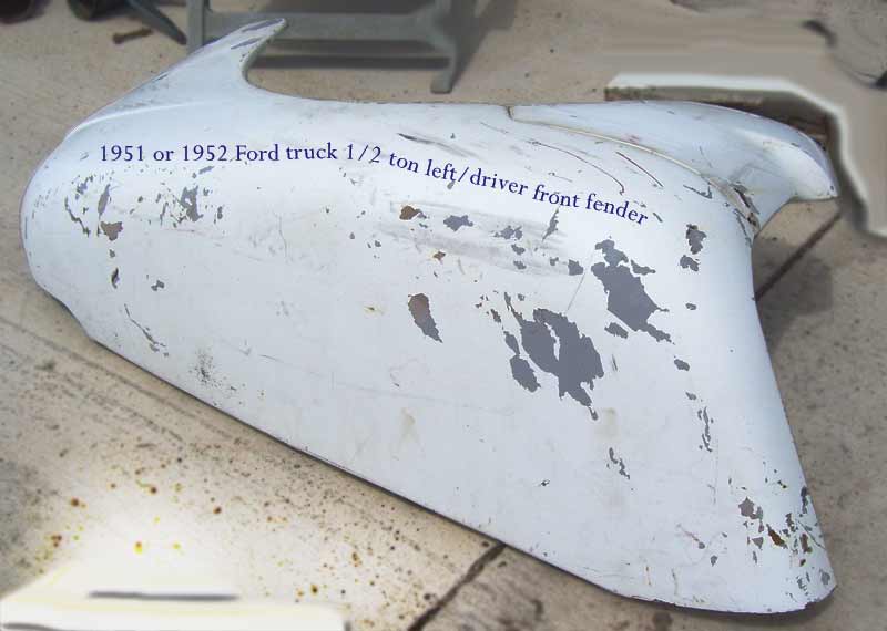 1952 Ford pick-up fenders